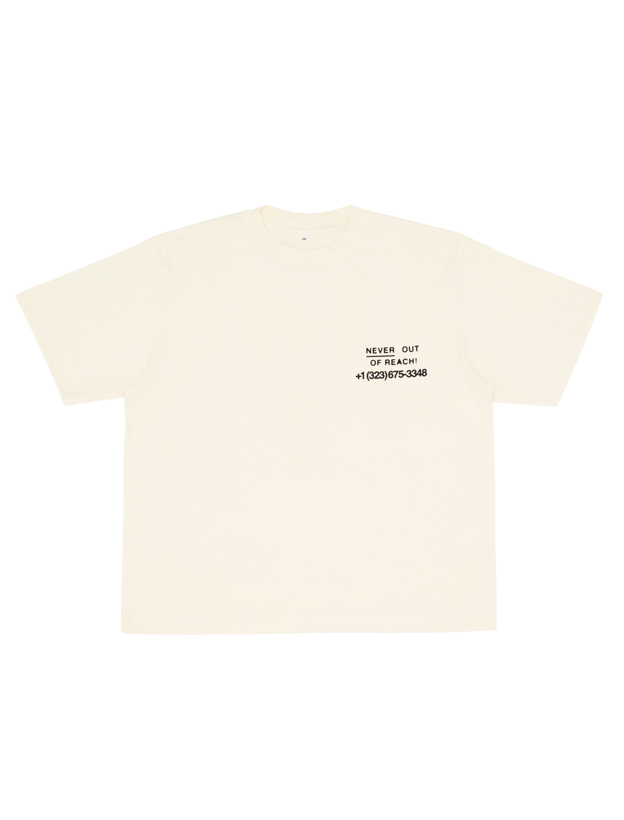 Never Out Of Reach T-Shirt - Off White - Short Sleeve